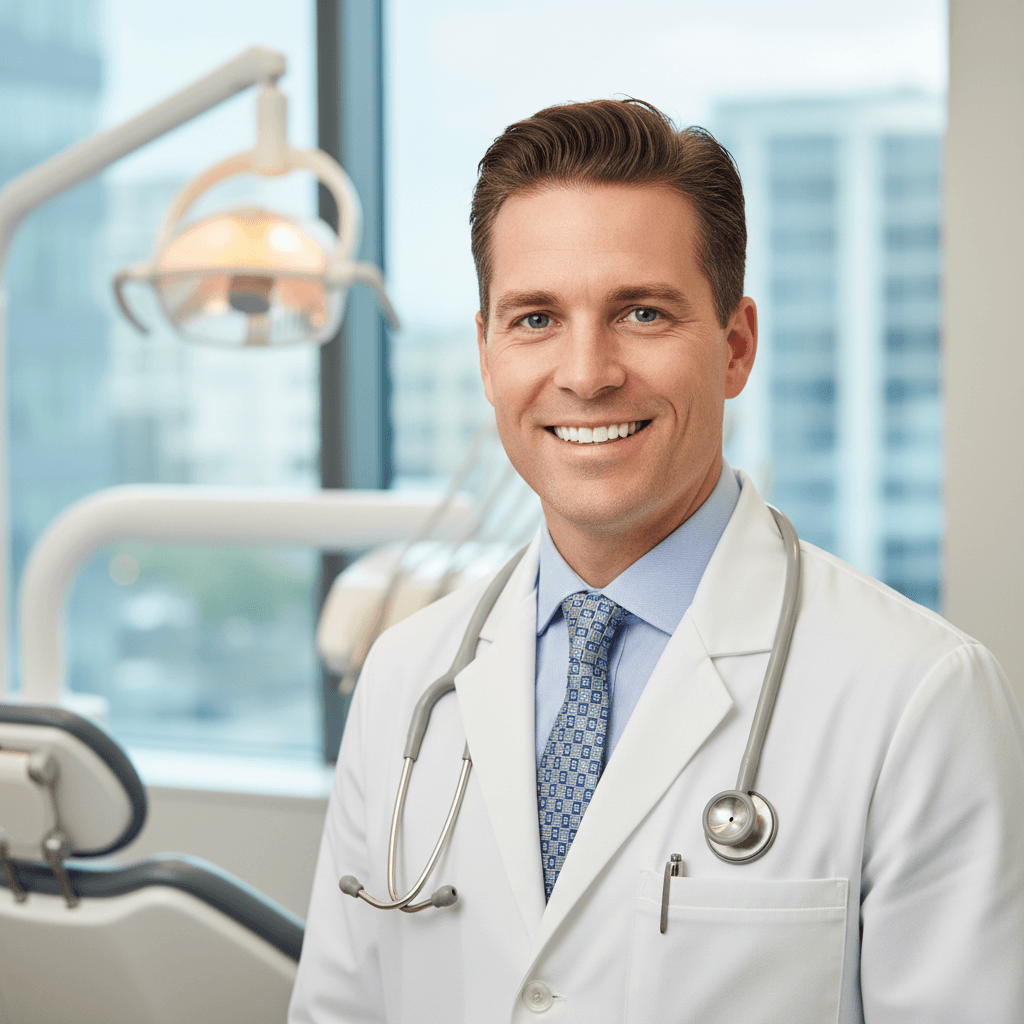 Dentist sample headshot example
