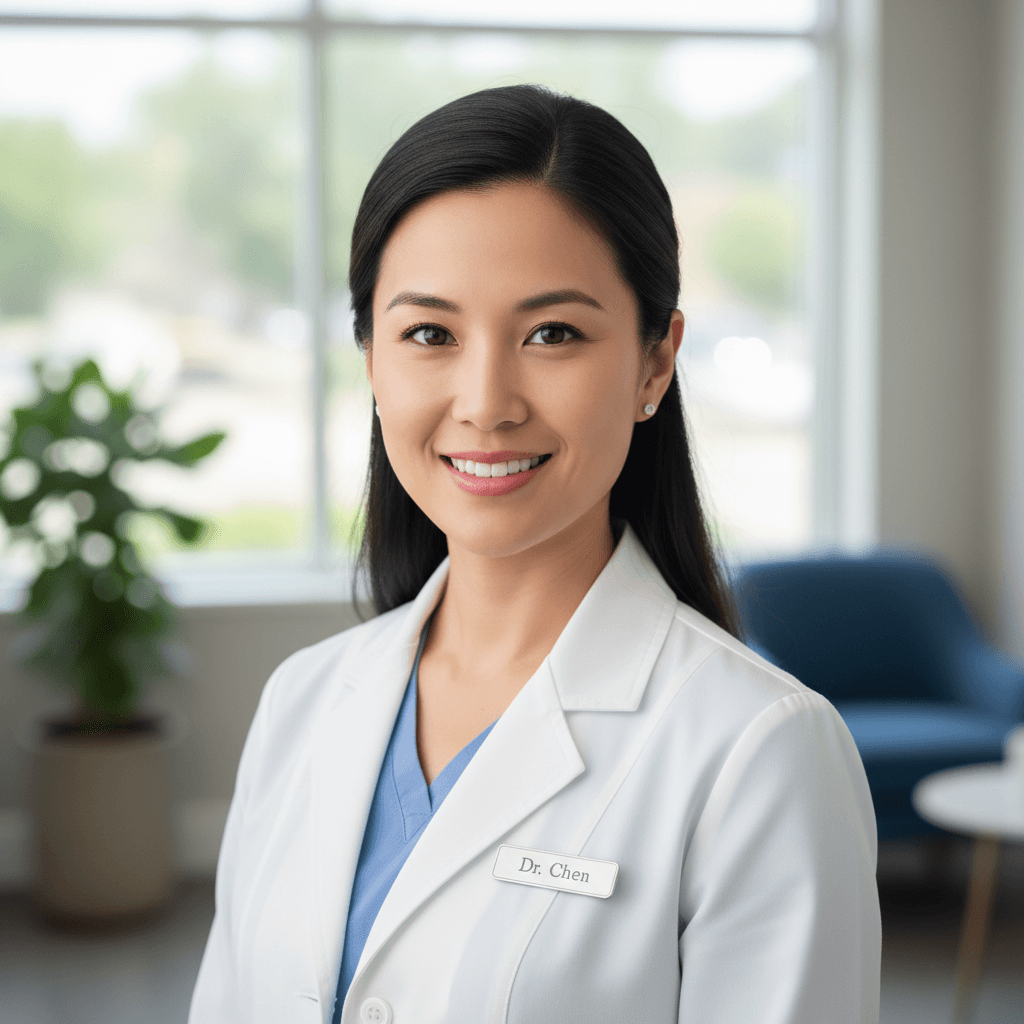 Dentist sample headshot example