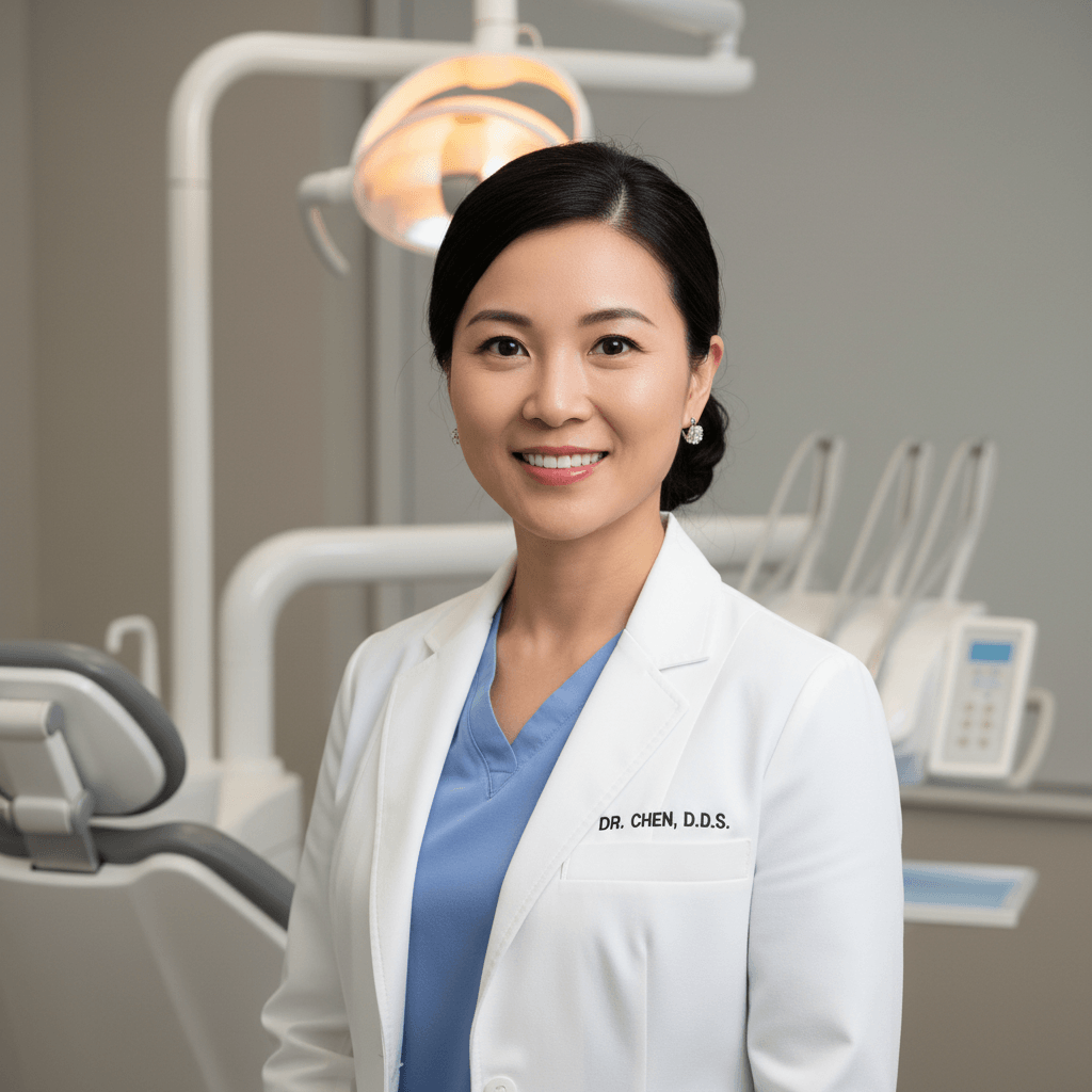 Dentist sample headshot example