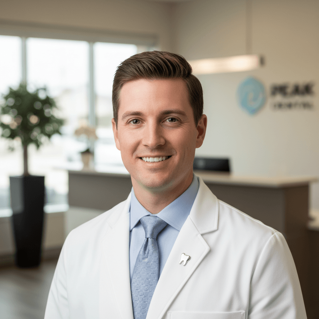 Dentist sample headshot example