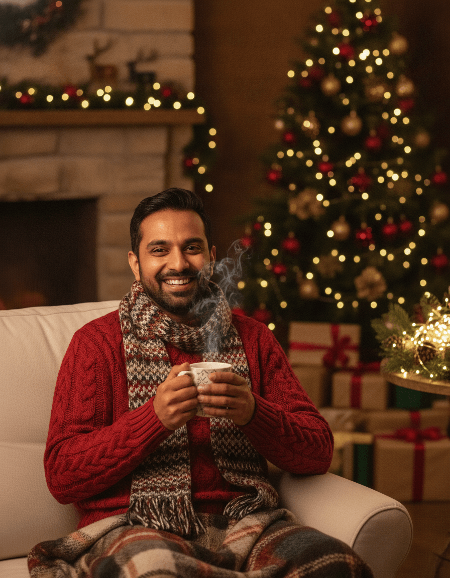 Holiday sample headshot example